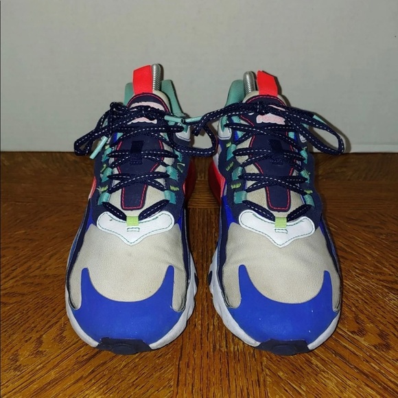 Nike Air Max 270 React SE (GS)Youth size 7 Metallic CU6697 001. - Picture 6 of 11